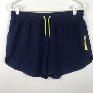 USA Pro Womens Jogging Shorts Navy with Pull String Waist